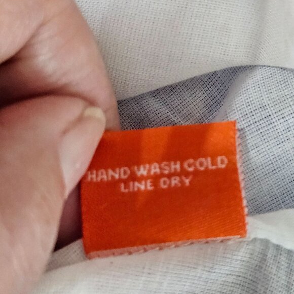 NEW Oliphant Maxi Dress Off Shoulder Sz Large Blue Floral Boho Sundress Party - Picture 13 of 13